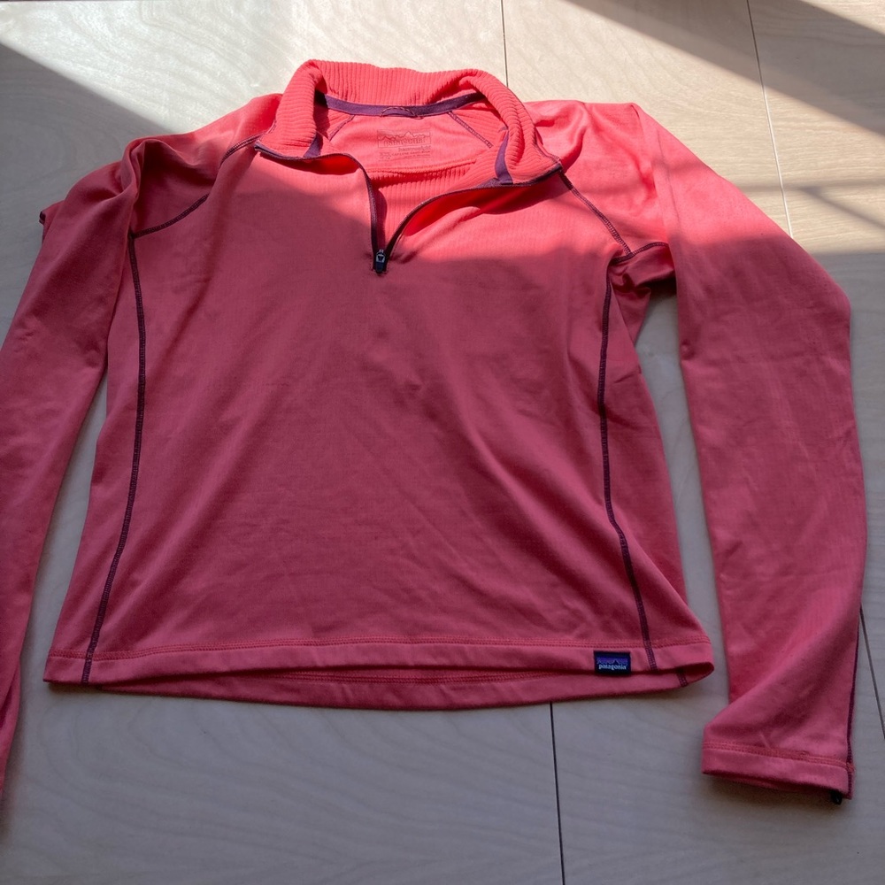 Patagonia coral Quarter zip